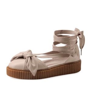 FENTY Puma by Rihanna Leather Bow Creeper Sandal
